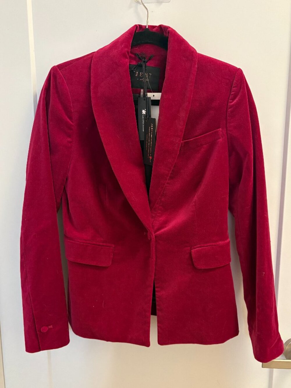 Luxe Velvet-Feel Blazer – XS – NWT